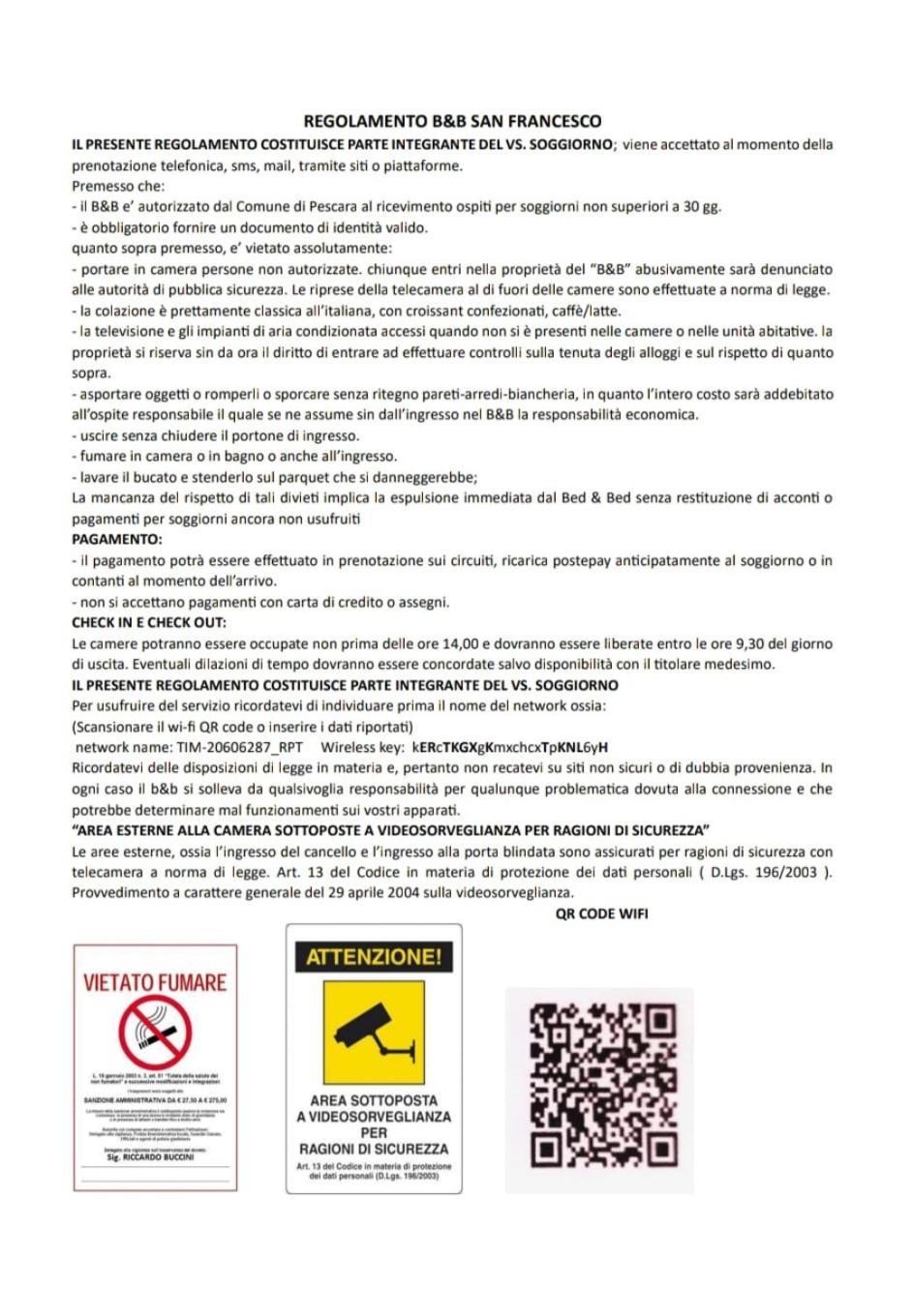 B&B San Francesco Pescara Centro Bagian luar foto